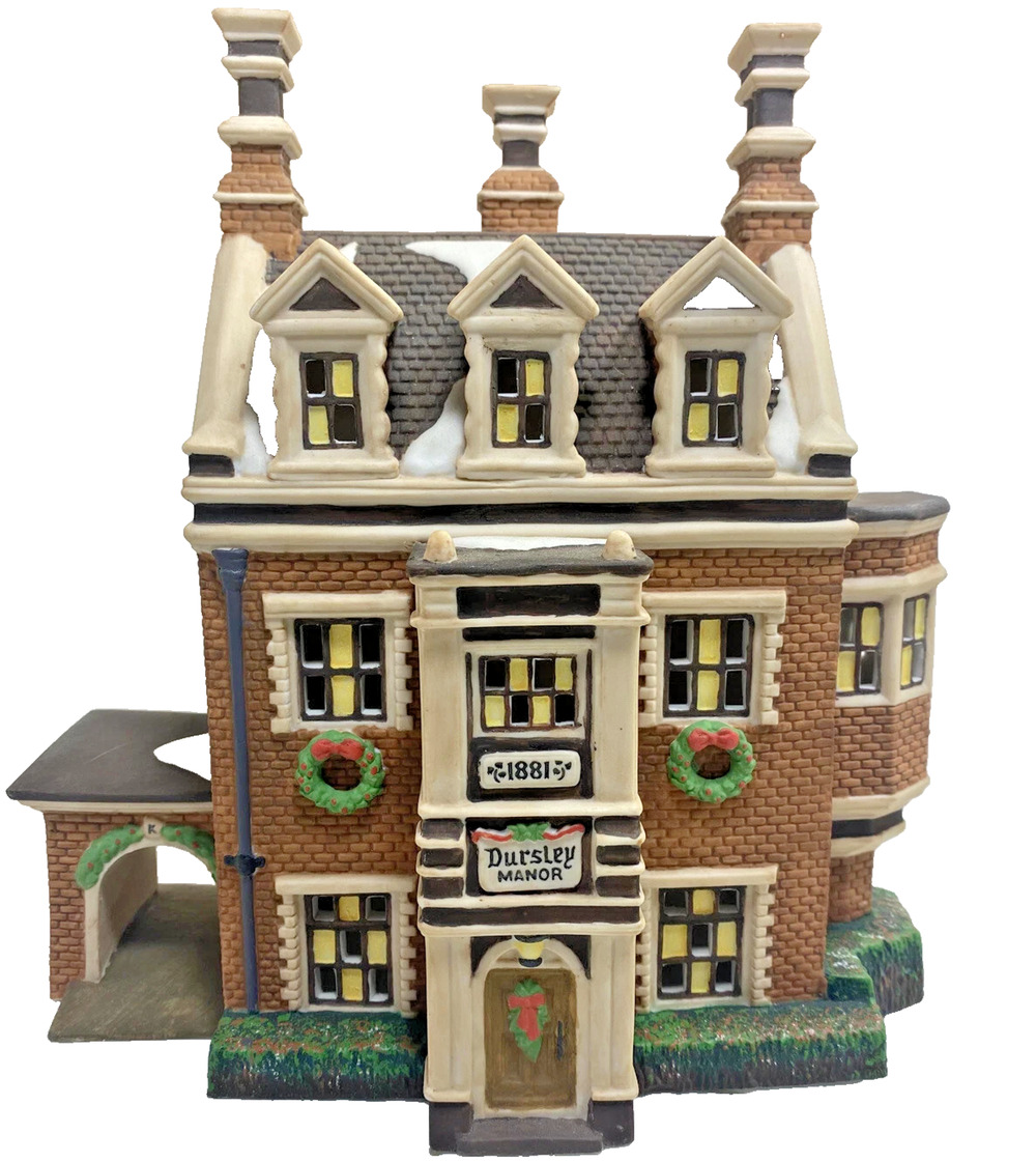 Department 56 Dickens Village Series Dursley Manor #58329 Retired NO Light